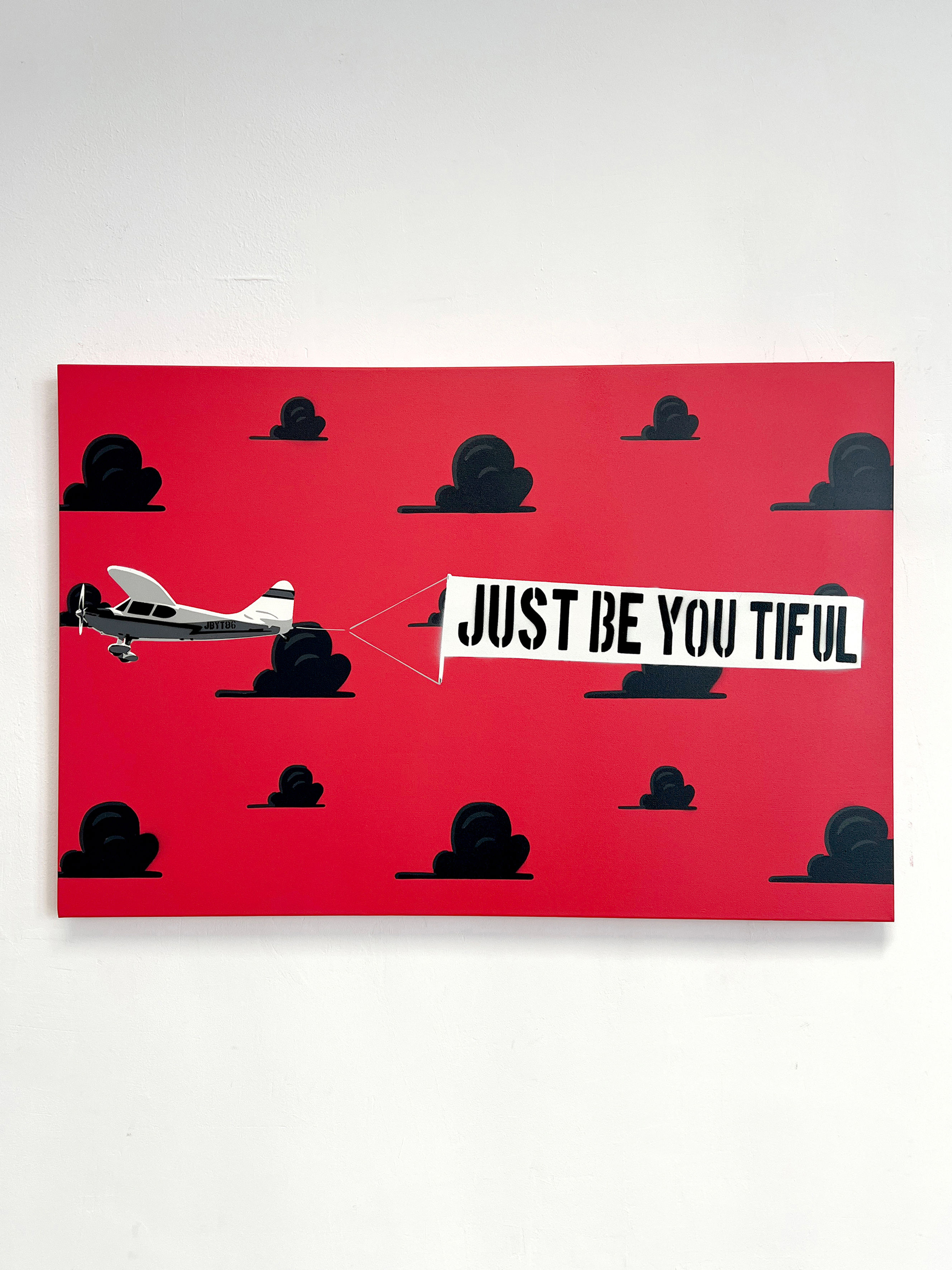 36"x24" Just Be You Tiful Plane