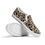 Thumbnail: Camel Black Peace Leopard Print Men's Rubber Slip On Shoes