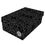 Thumbnail: Rainbow Black Peace Leopard Print Men's Mesh Knit Sneakers