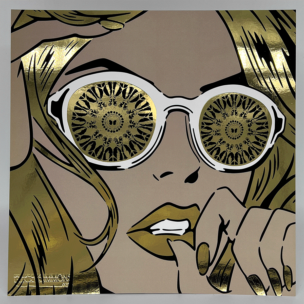 Hirst Reflections Foil Print