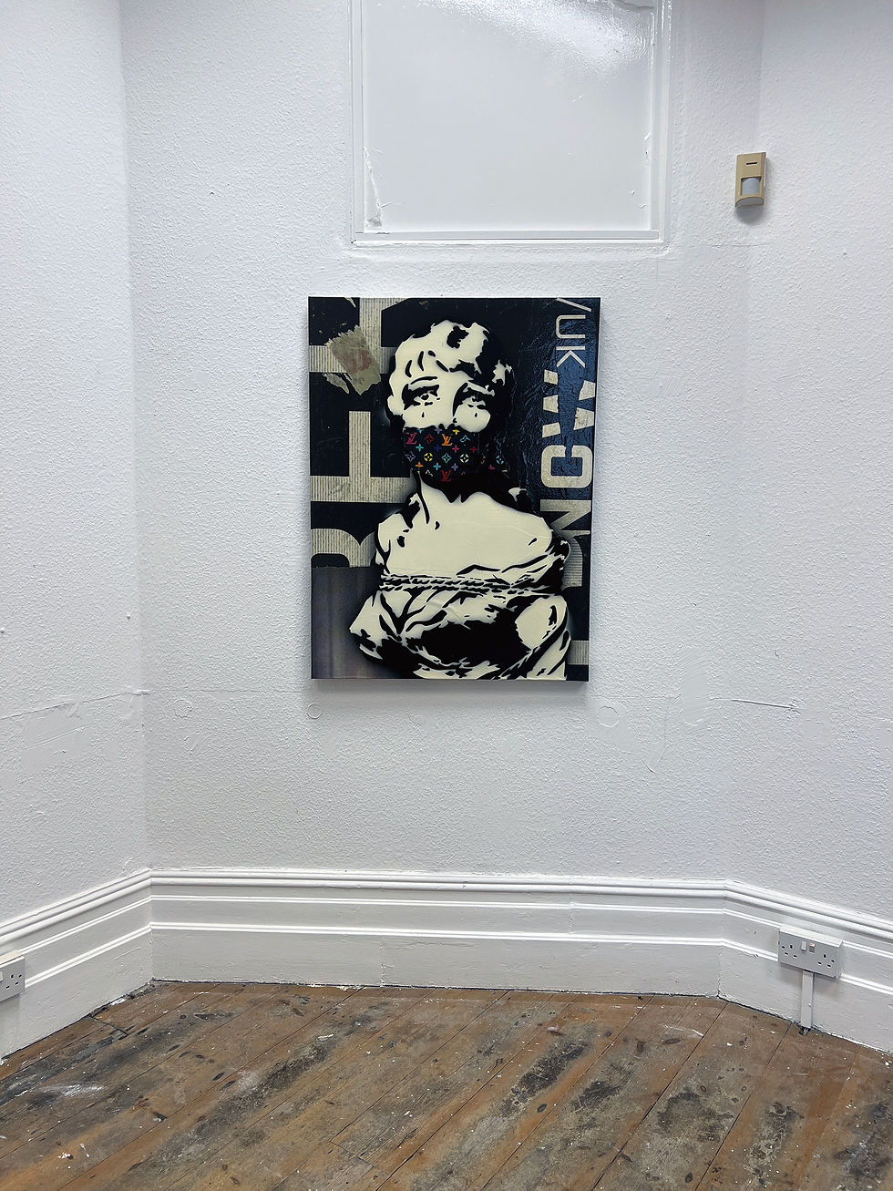 Miniaturebillede: FREEDOM OF SPEECH LOUIS VUITTON 40" X 30"