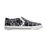 Thumbnail: Heather Black Peace Leopard Print Men's Rubber Slip On Shoes