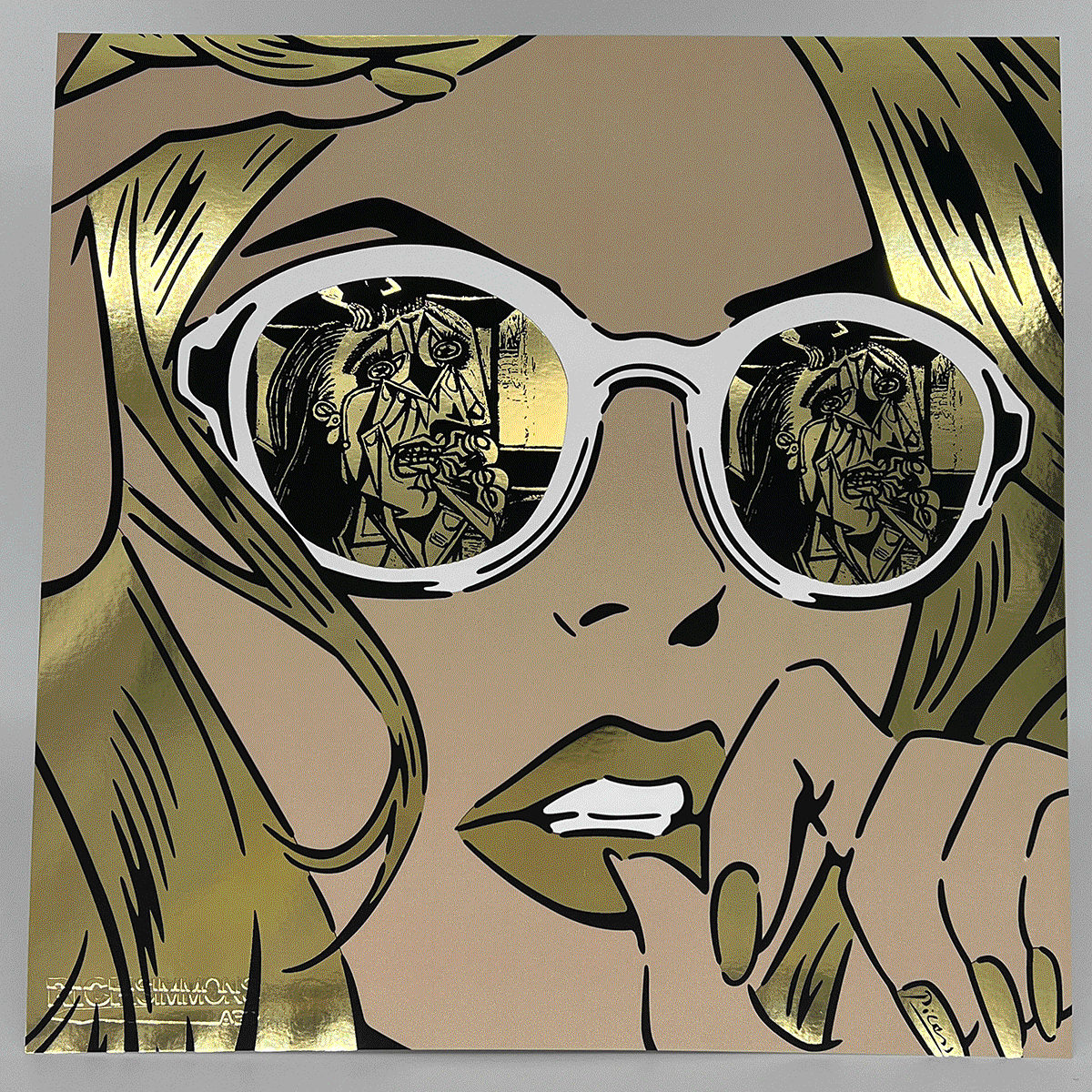 Picasso Reflections Foil Print