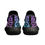 Thumbnail: Rainbow Black Peace Leopard Print Men's Mesh Knit Sneakers