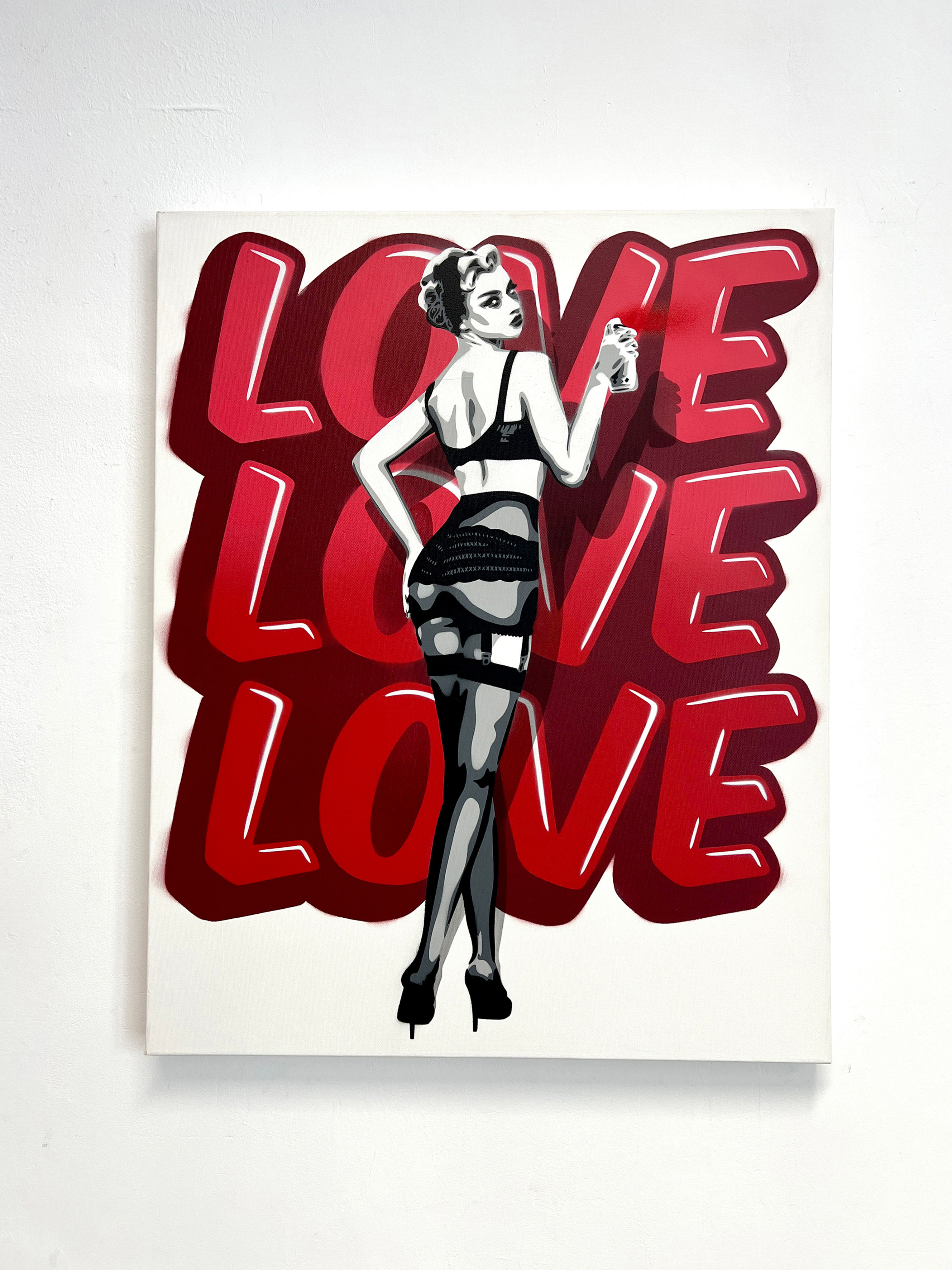 30"x24" LOVE Graffiti Pin Up