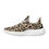 Thumbnail: Camel Black Peace Leopard Print Men's Mesh Knit Sneakers