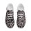Thumbnail: Dusty Rose Black Peace Leopard Print Women's Mesh Knit Sneakers