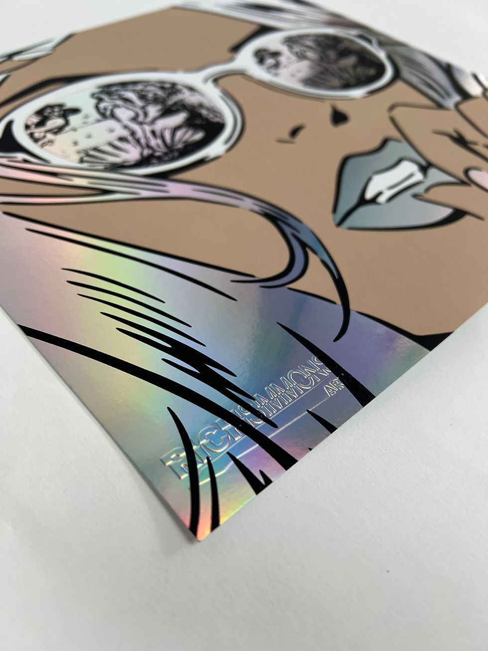 Miniaturbild: BOTTICELLI REFLECTIONS RAINBOW FOIL PRINT 30 x 30 CM