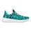 Thumbnail: Mint Black Peace Leopard Print Men's Mesh Knit Sneakers