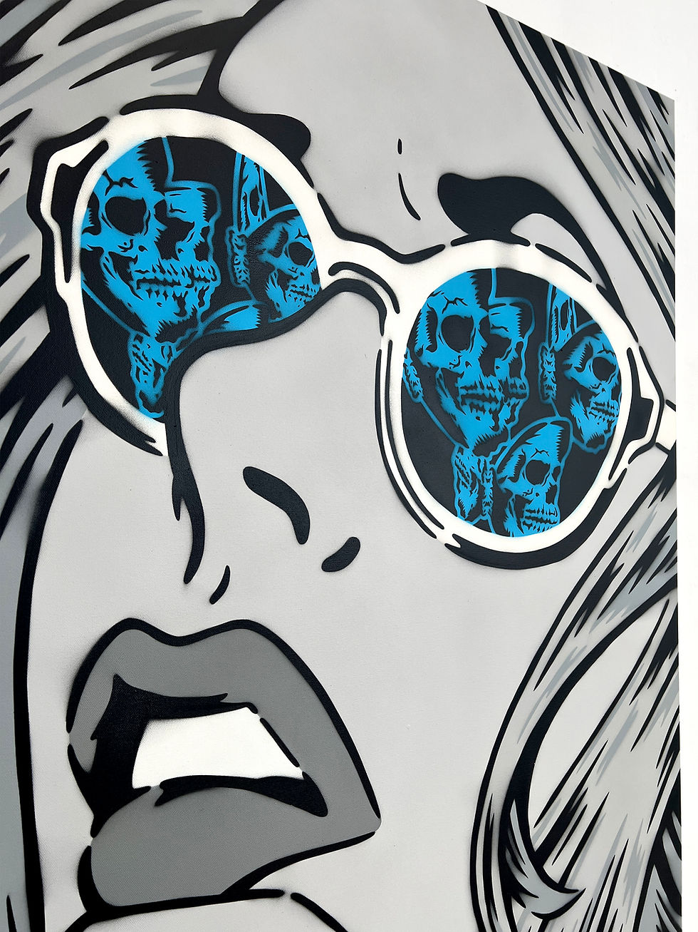 Thumbnail: 48"x36" Skullerfly Reflections