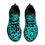 Thumbnail: Mint Black Peace Leopard Print Men's Mesh Knit Sneakers