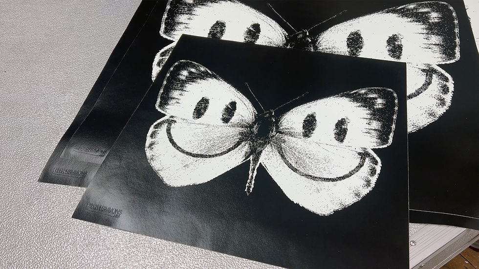 Miniaturbild: SMILEY BUTTERFLY GLOW IN THE DARK