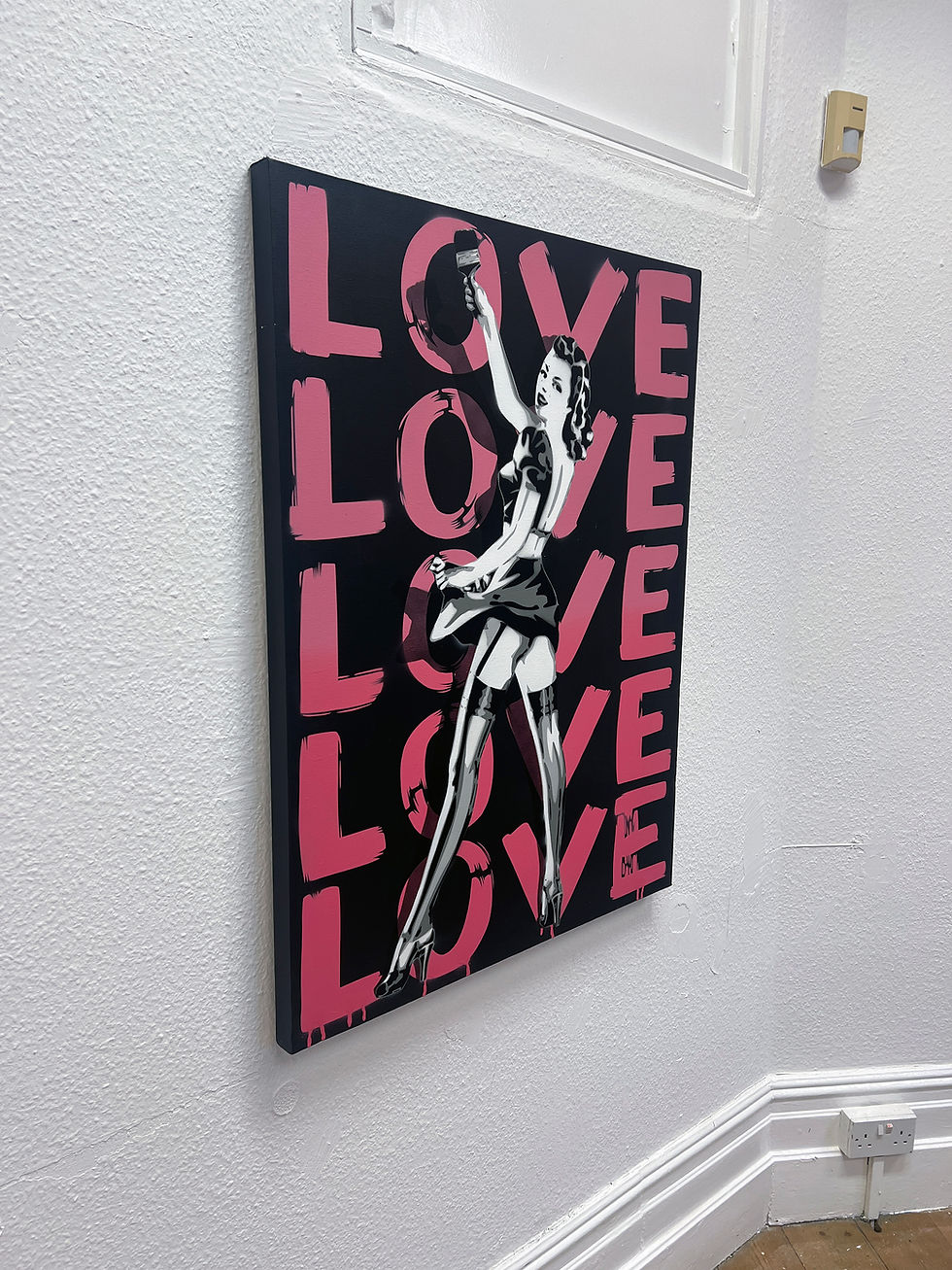 थंबनेल: LOVE PIN UP 40" X 30"