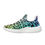 Thumbnail: Rainbow Black Peace Leopard Print Men's Mesh Knit Sneakers