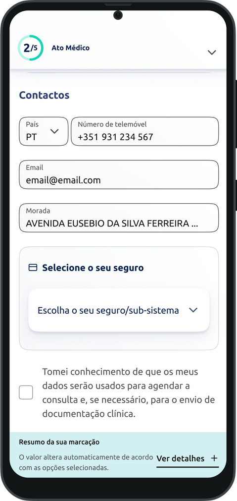 screenshot for digital clinic