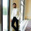 Thumbnail: White cotton silk velvet tuxedo
