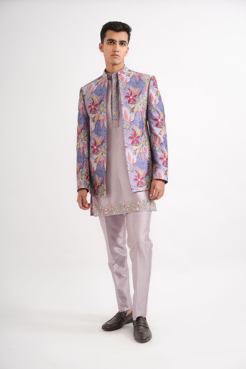 Thumbnail: Kurta with resham and zardosi handwork