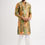 Thumbnail: Green brocade silk kurta