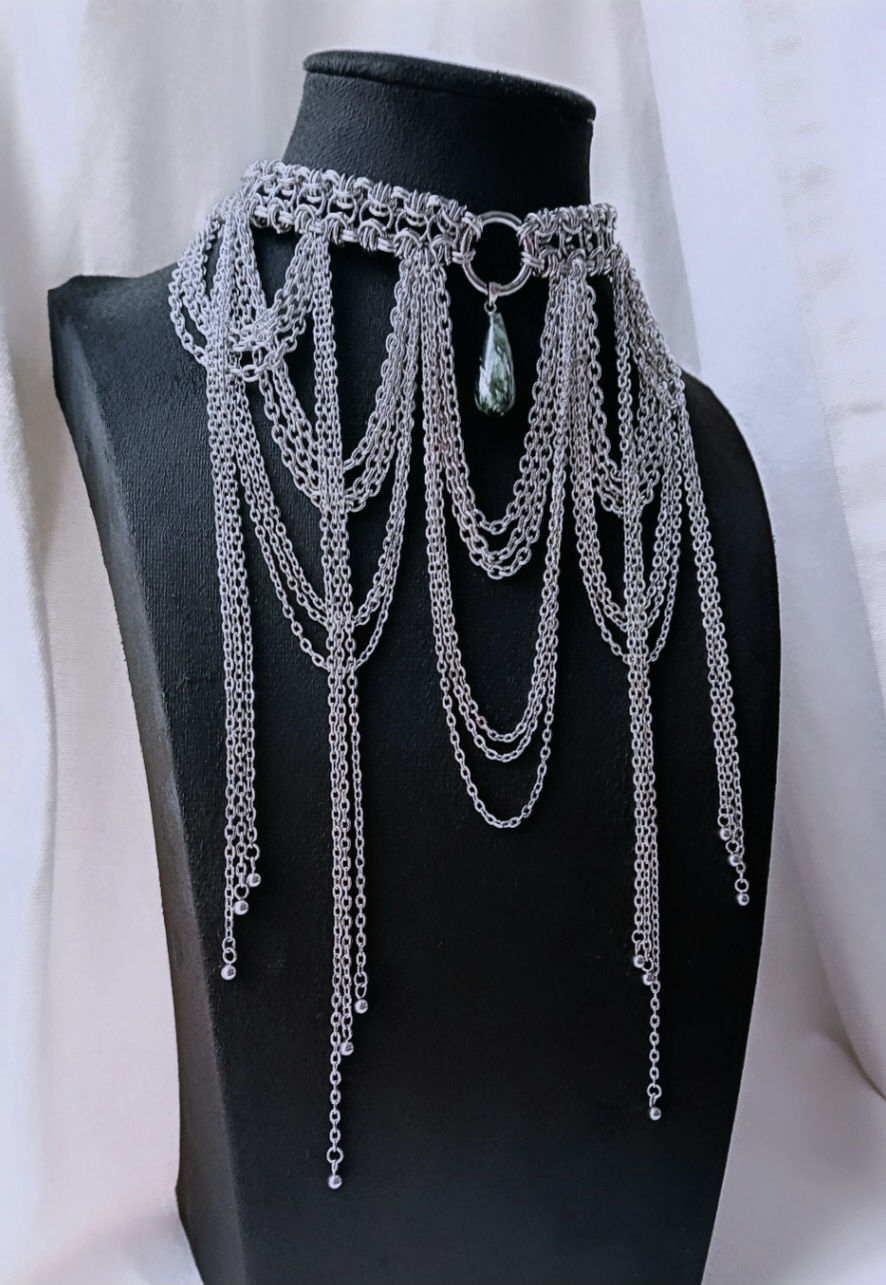 Miniature : Collier impératrice seraphinite 