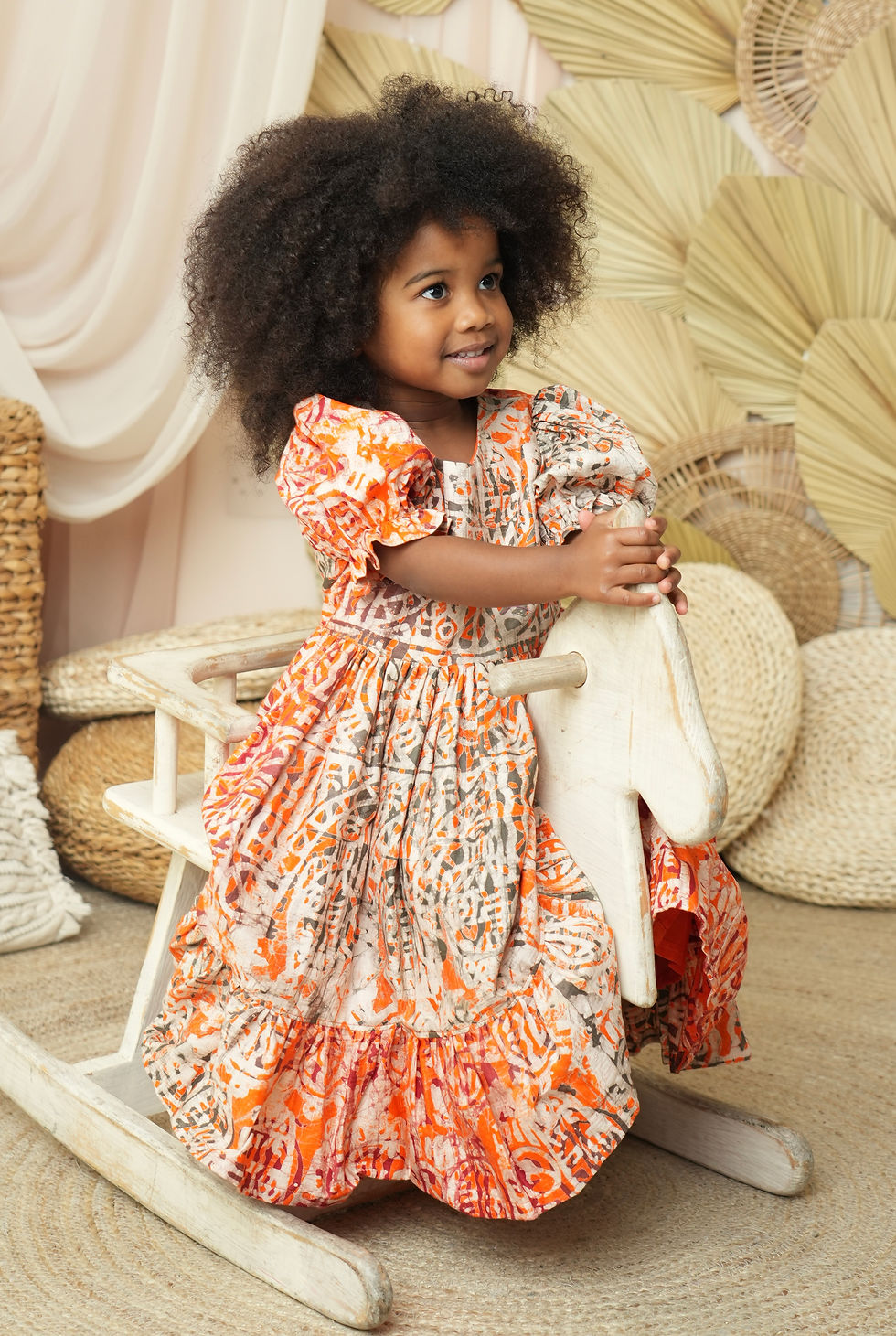 Thumbnail: Batik Orange Dress