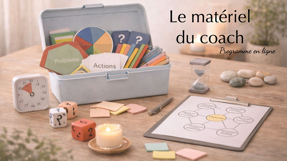 Coaching avec du matériel : le matériel du coach - FORMATION EN LIGNE
