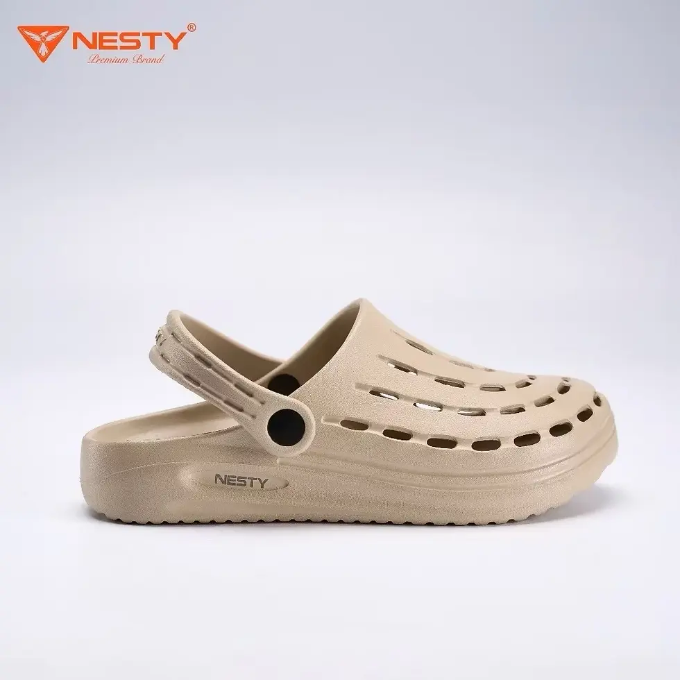 Hình thu nhỏ: Dép Sục Nam Nữ NESTY NE23 Kiểu Basic (Tặng 10 Charm) – Tối Giản, Êm Chân