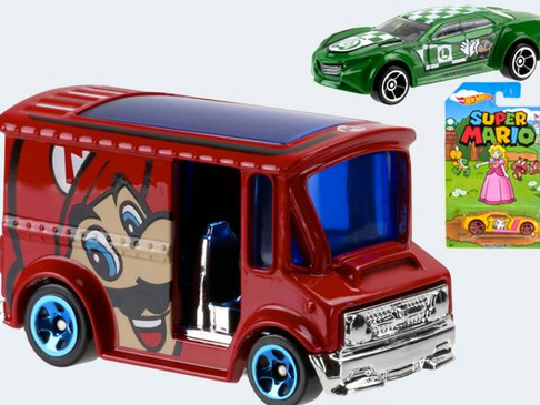 Carrinhos HotWheels com Mario Bros!