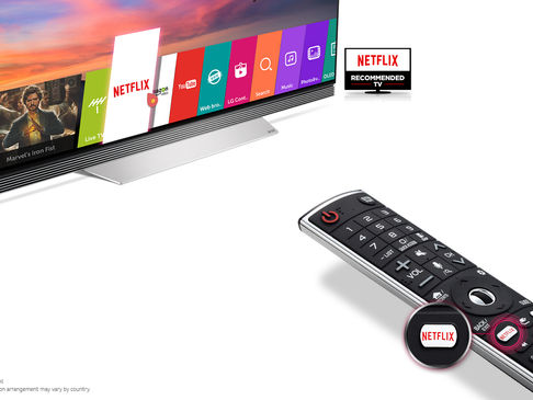 Netflix recomenda TVs da LG!