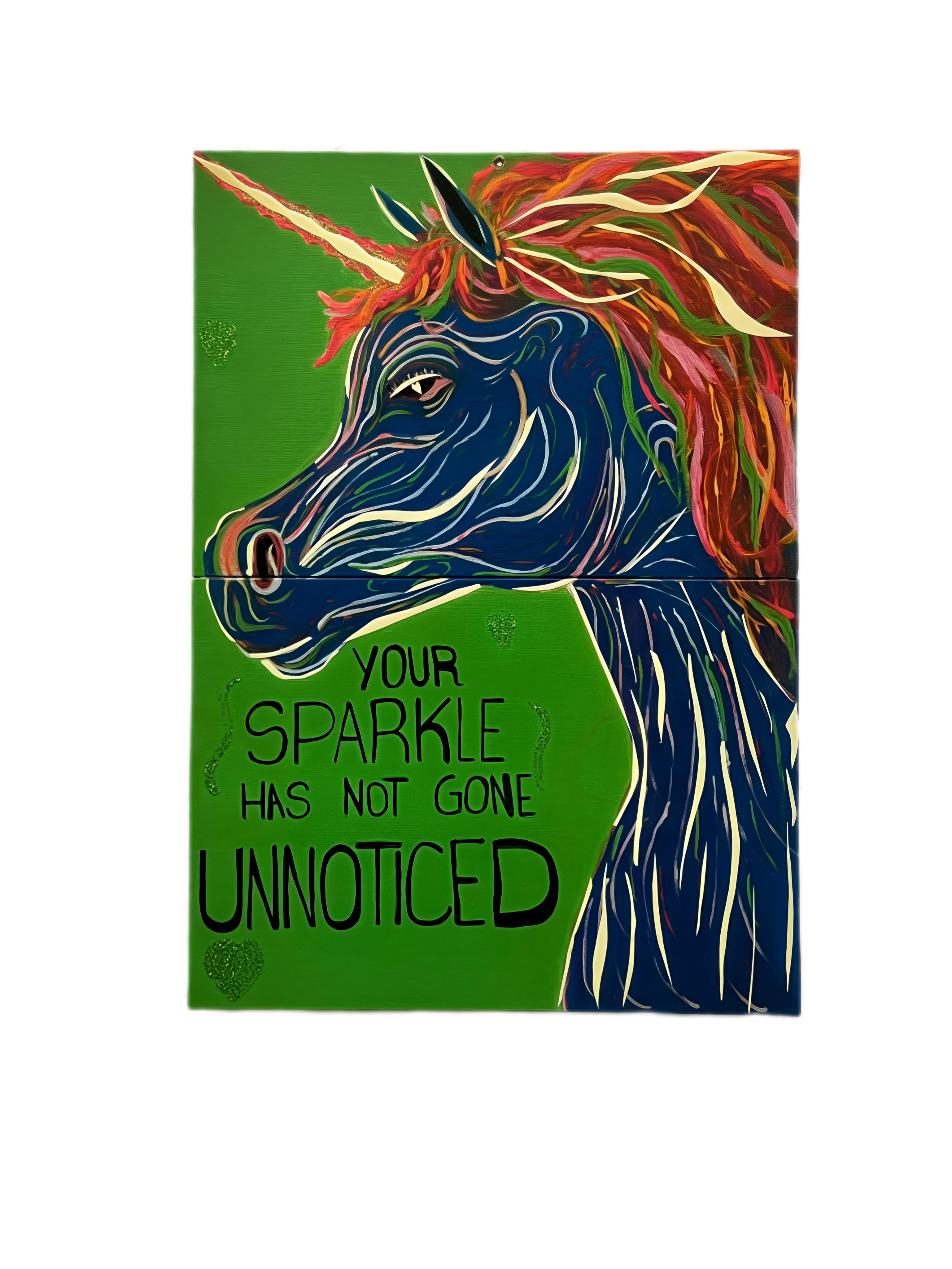 Glow in the dark unicorn