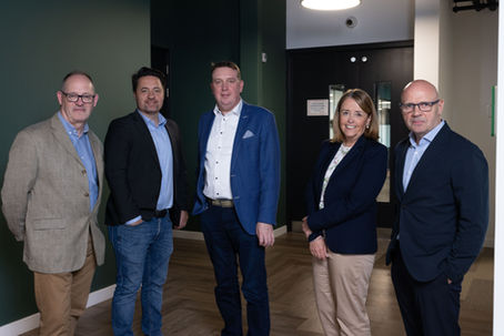 Martin Murray, Furthr; Conor O'Donovan, Enterprise Ireland; Aidan Shine, PropelorBIC; Fionnuala Wall, AxisBIC and John Brennan, WestBIC