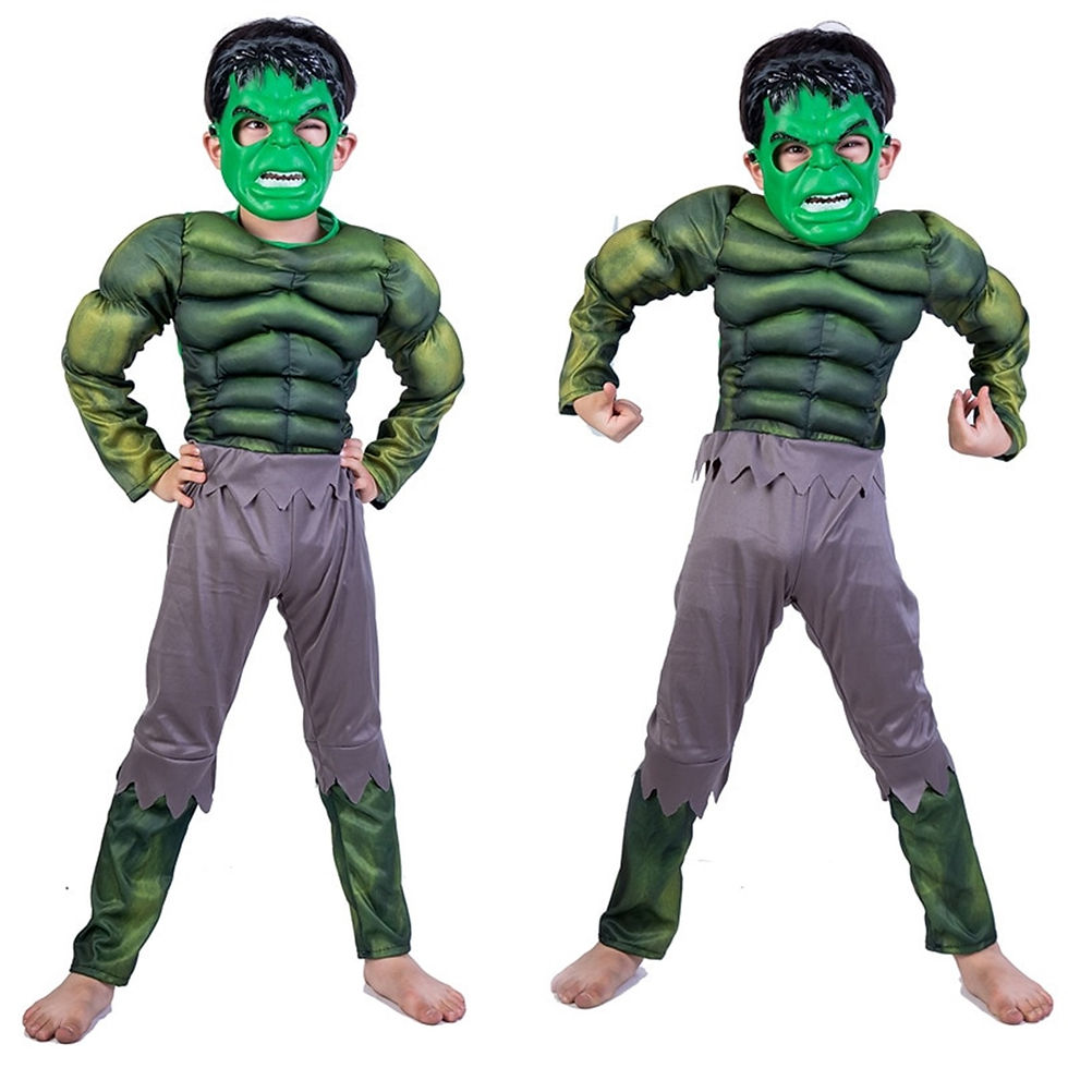Miniatura: DISFRAZ NIÑO HULK VENGADORES CON MÚSCULOS Y MASCARA SEMI
