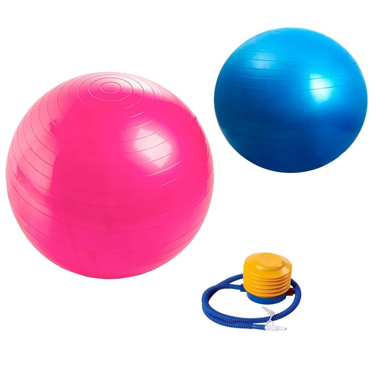 BALÓN PELOTA EQUILIBRIO PILATES YOGA 65CM GYM BALL + INFLADOR