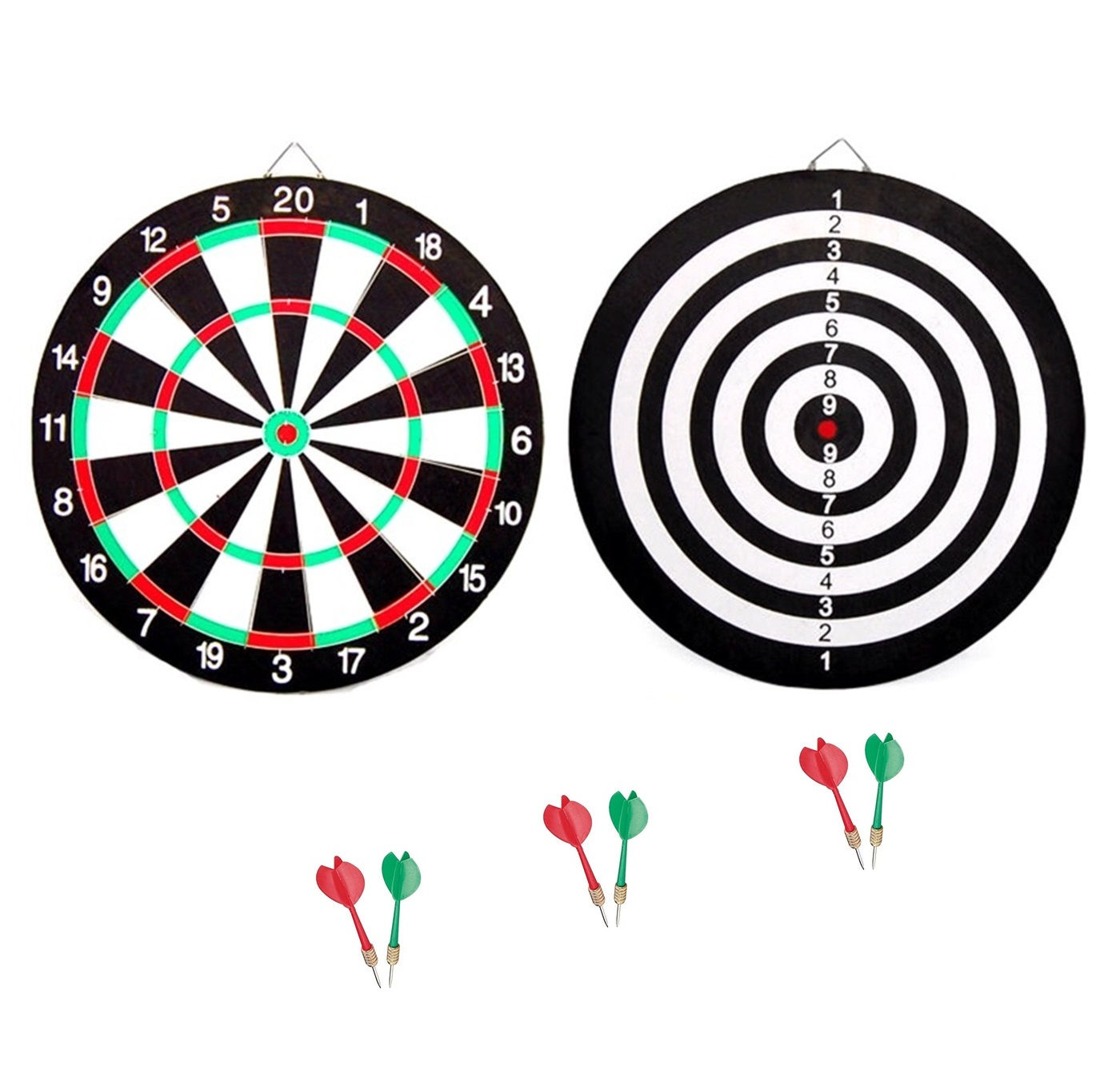 TABLERO DE DARDOS DOBLE CARA 17 PULGADAS (43.18 cm) EN CORCHO