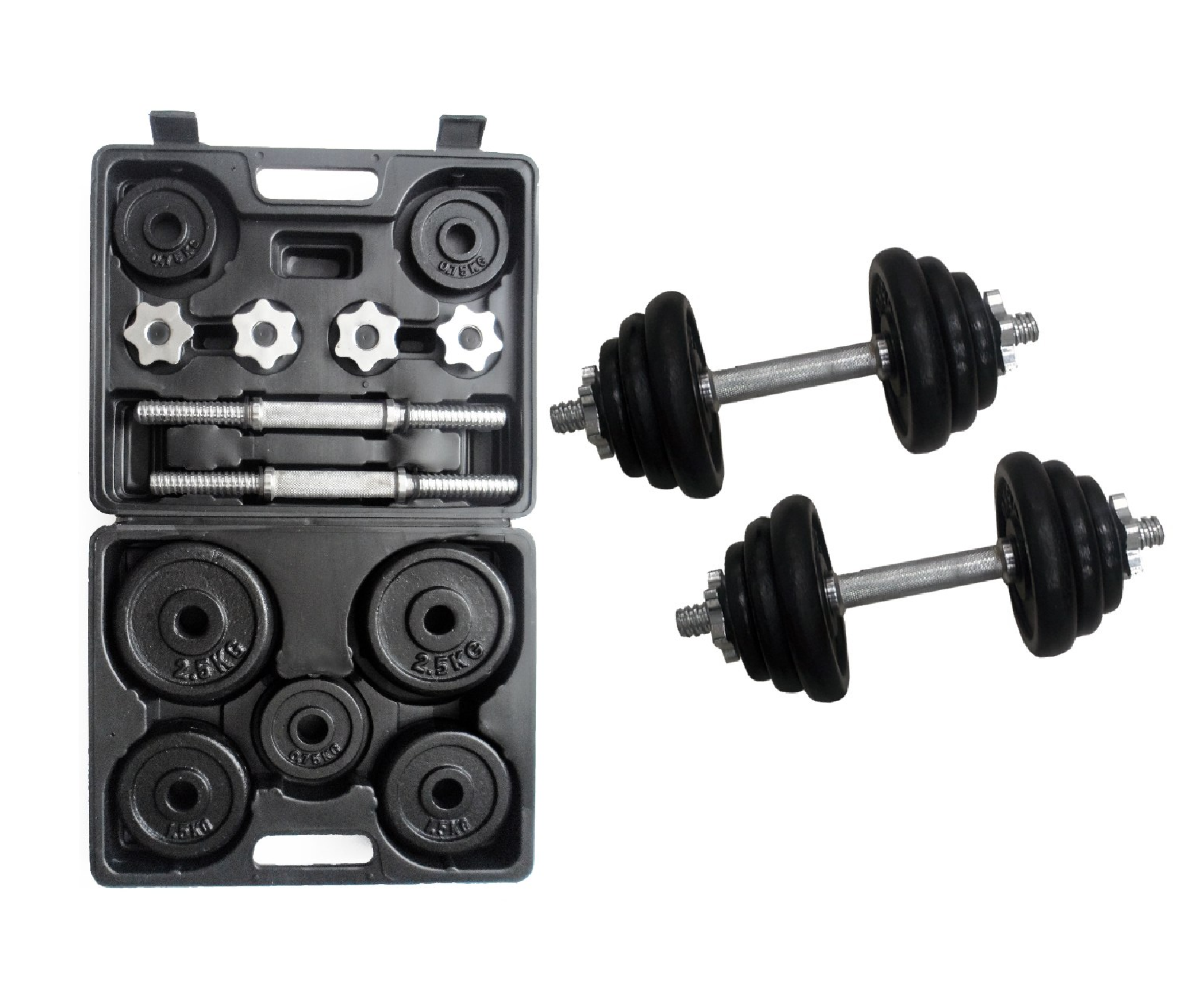 Kit de Mancuernas con 23 kg - 50.7 Libras