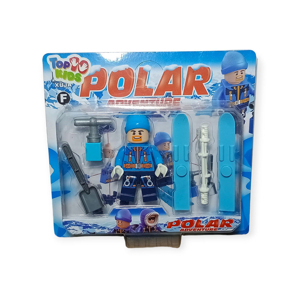 Boneco Aventura Polar Monta e Desmonta com Acessórios