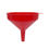 Miniatura: Funil de Plástico 13,5cm cor Vermelho Multiuso
