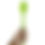 Miniatura: Colher Multiuso de Plástico Resistente 30cm cor Verde