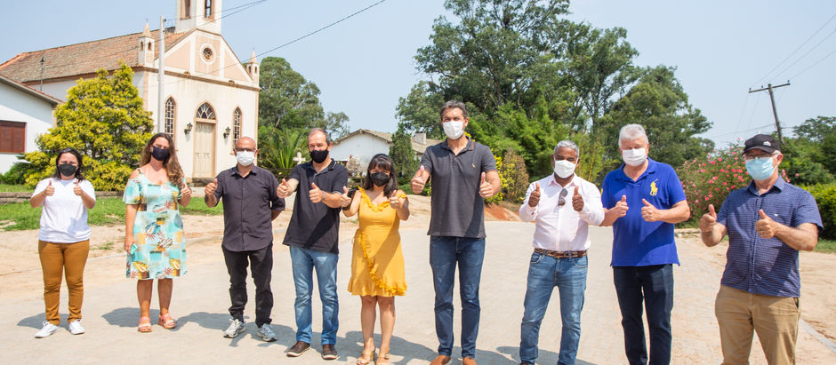 Pavimentação entregue em Morro Redondo