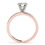 Thumbnail: Single Row Prong Set Engagement Ring & Wedding Band Set