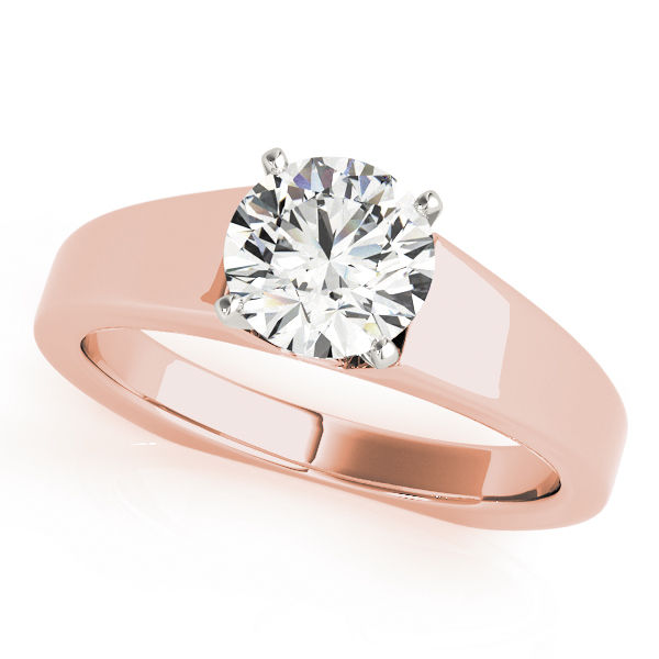 Thumbnail: Round Solitaire Engagement Ring