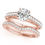 Thumbnail: New Bridal Single Row Prong Set Round Engagement Ring