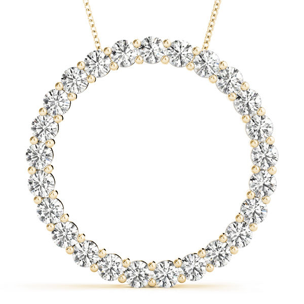 Thumbnail: Circle Diamond Pendant