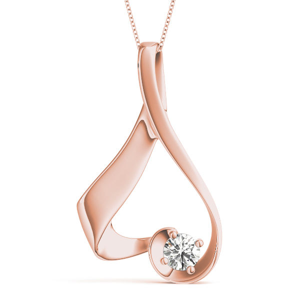 Thumbnail: Inverted Heart Diamond Pendant