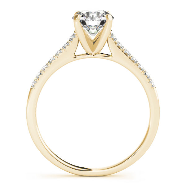 Thumbnail: New Bridal Single Row Prong Set Round Engagement Ring