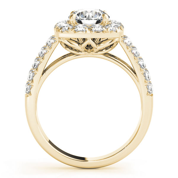 Thumbnail: New Bridal Halo Round Engagement Ring
