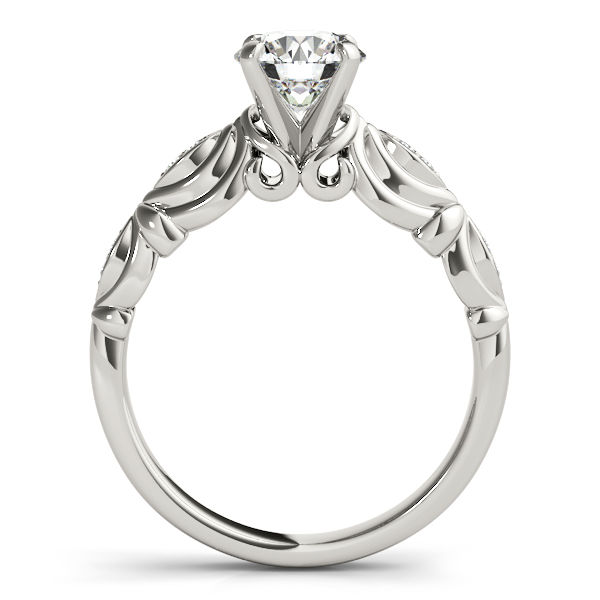 Thumbnail: New Bridal Antique Style Round Engagement Ring