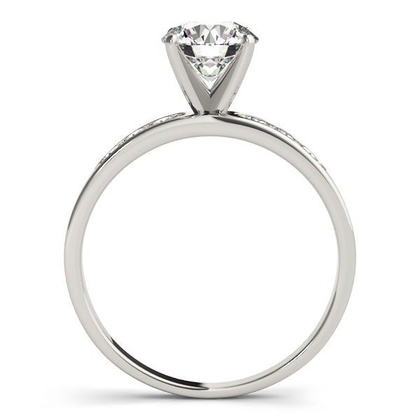 Thumbnail: Single Row Prong Set Round  Engagement Ring