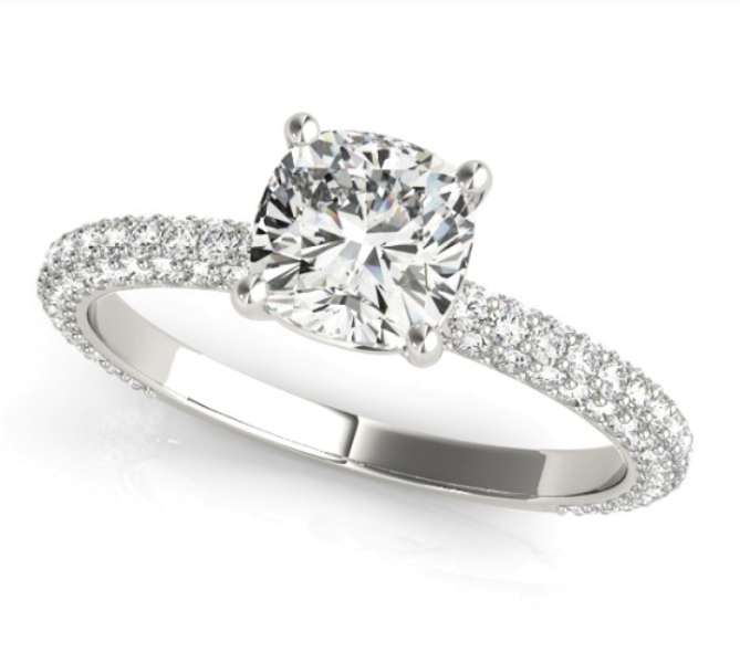 Thumbnail: Pave Set Engagement Ring