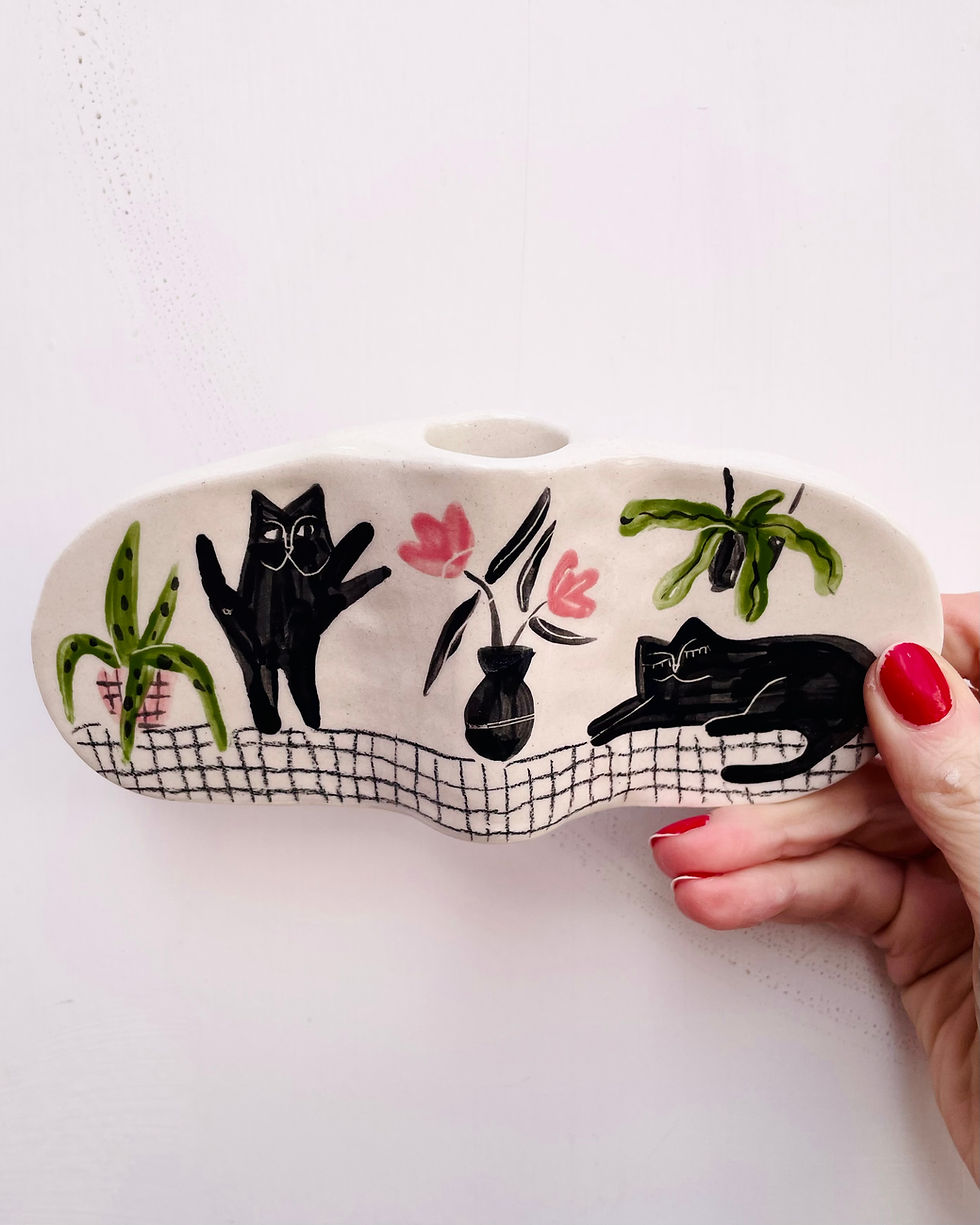 Thumbnail: Home jungle , Ceramic candle holder