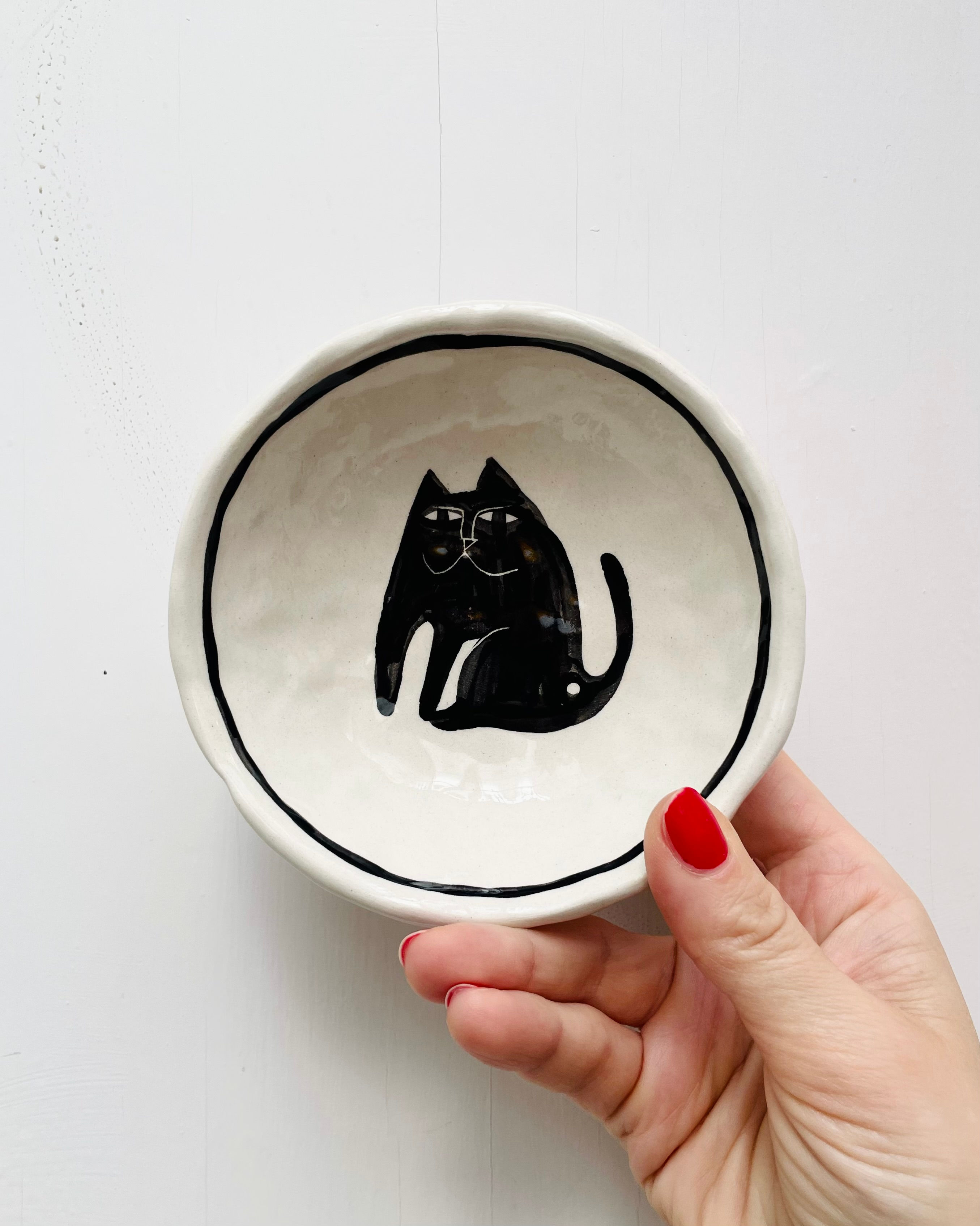 Your breakfast friend- Illustrated ceramic bowl